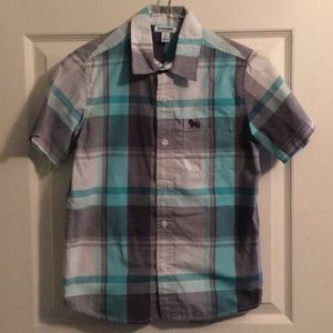 Old Navy Short Sleeve Plaid Button Down